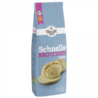 Backmischung Schnelle Brötchen Hafer glutenfrei (500gr)